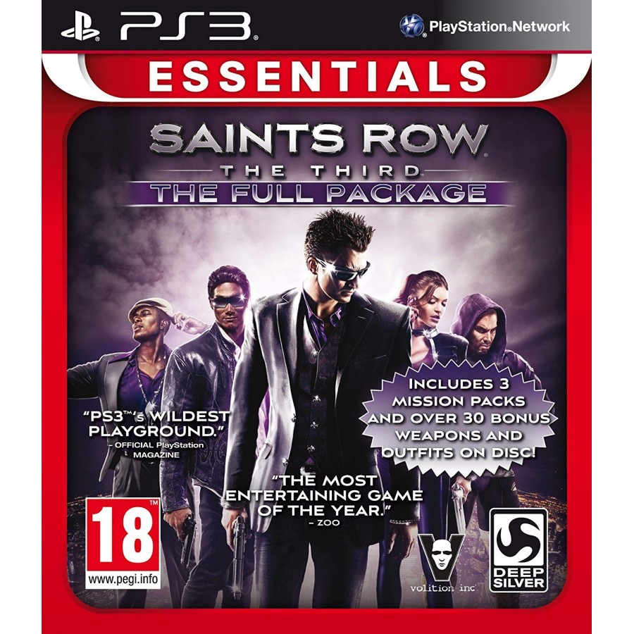 Saints Row The Third - The Full Package - Essentials - PS3