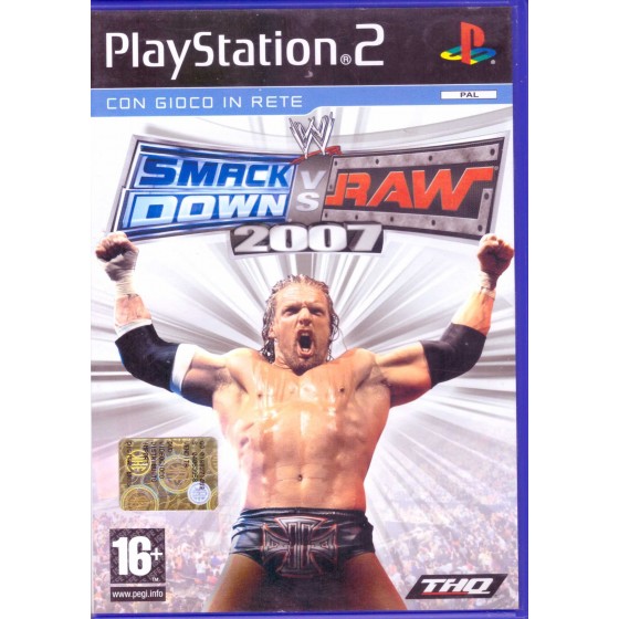 WWE Smackdown vs Raw 2007 - PS2 usato