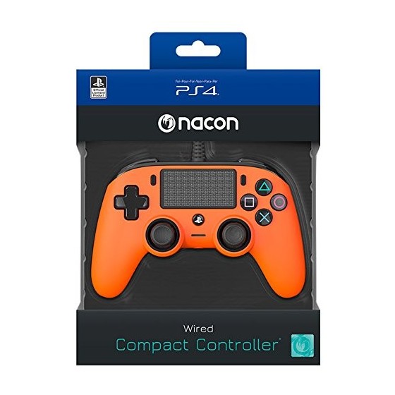 Controller Nacon Compact - Arancione - PS4