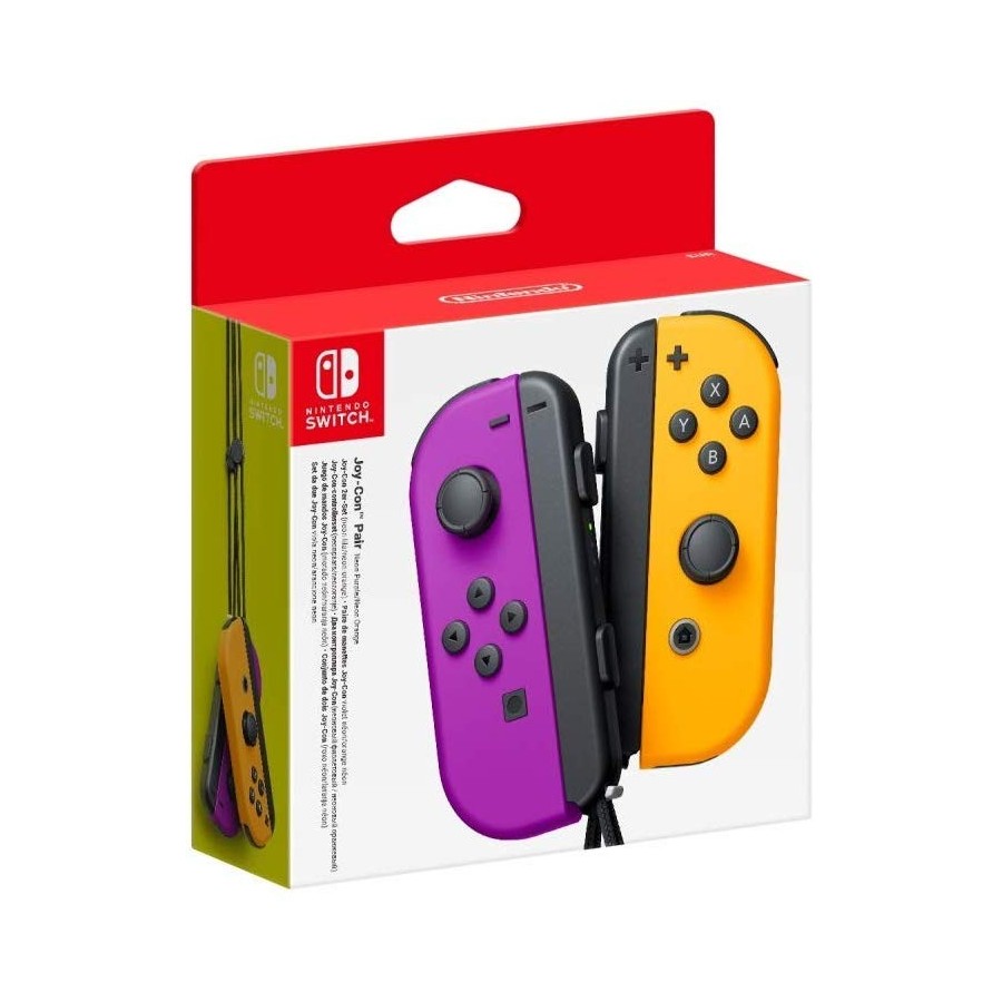 Joy-Con Controller Set Neon Viola/Arancione - Switch