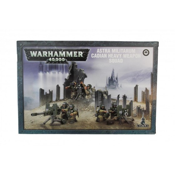 Warhammer 40.000 - Astra Militarum Cadian Heavy Weapons Squad - The Gamebusters