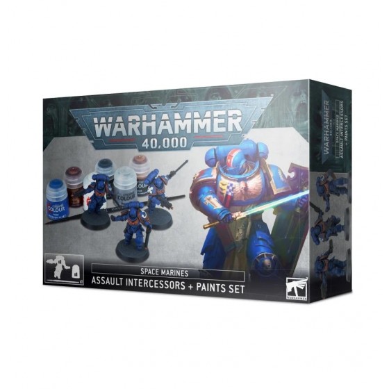 Warhammer 40.000 - Assault Intercessors + Paint Set