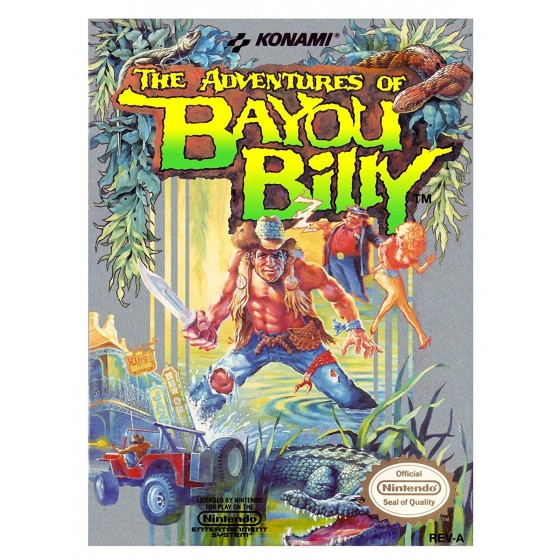 The Adventures of Bayou Billy - NES usato