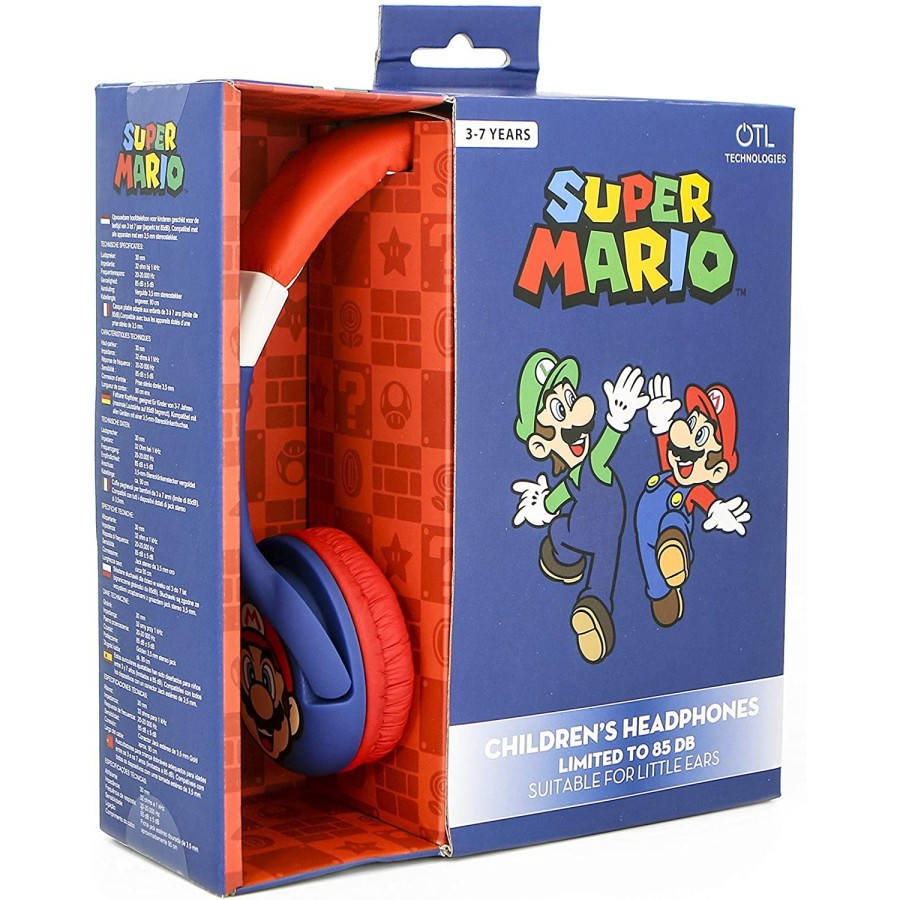 Cuffie Kids OTL Technlogies - Super Mario - Multipiattaforma