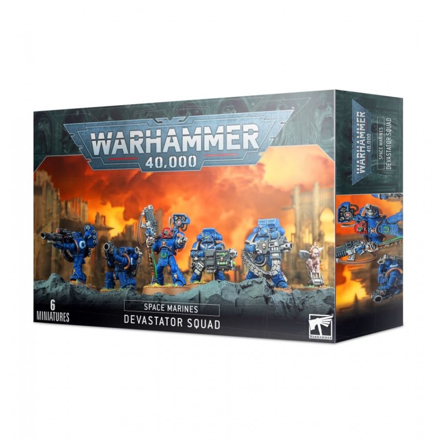 Warhammer 40000 Space marine devastator squad vente au details rabiots bitz 