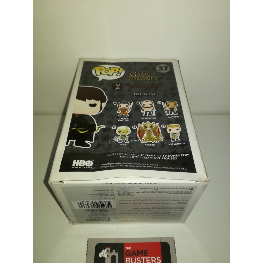 Funko Pop - Ramsay Bolton (37) - Game of Thrones - The Gamebusters