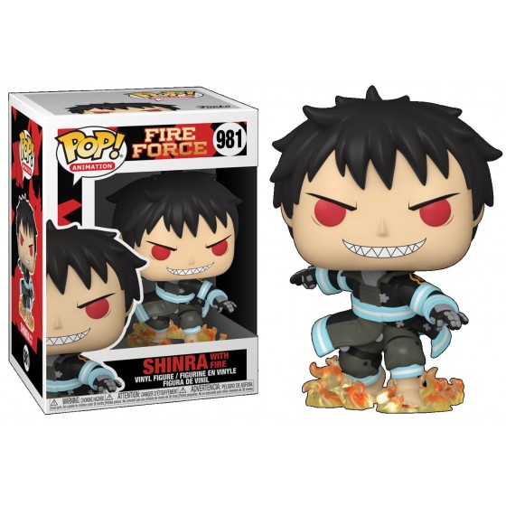 Funko Pop - Shinra With Fire (981) - Fire Force - The Gamebusters