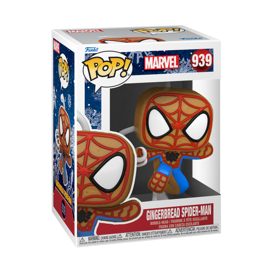 Funko Pop - Gingerbread Spider-Man (939) - Marvel Holiday