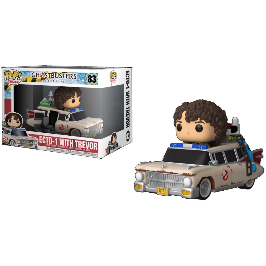 Funko Pop - Ecto-1 with Trevor (83) - Ghostbusters After Life - The Gamebusters