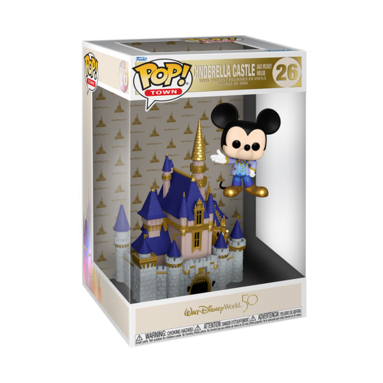 Funko Pop - Cinderella Castle e Mickey Mouse 26 - Walt Disney 50th Anniversary