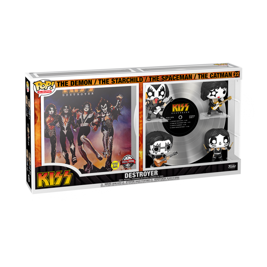 Funko Pop Albums Deluxe - Kiss Destroyer Special Ed. - the gamebusters
