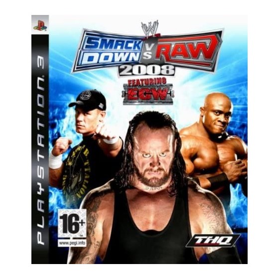 SmackDown vs. Raw 2008 - PS3 - Usato