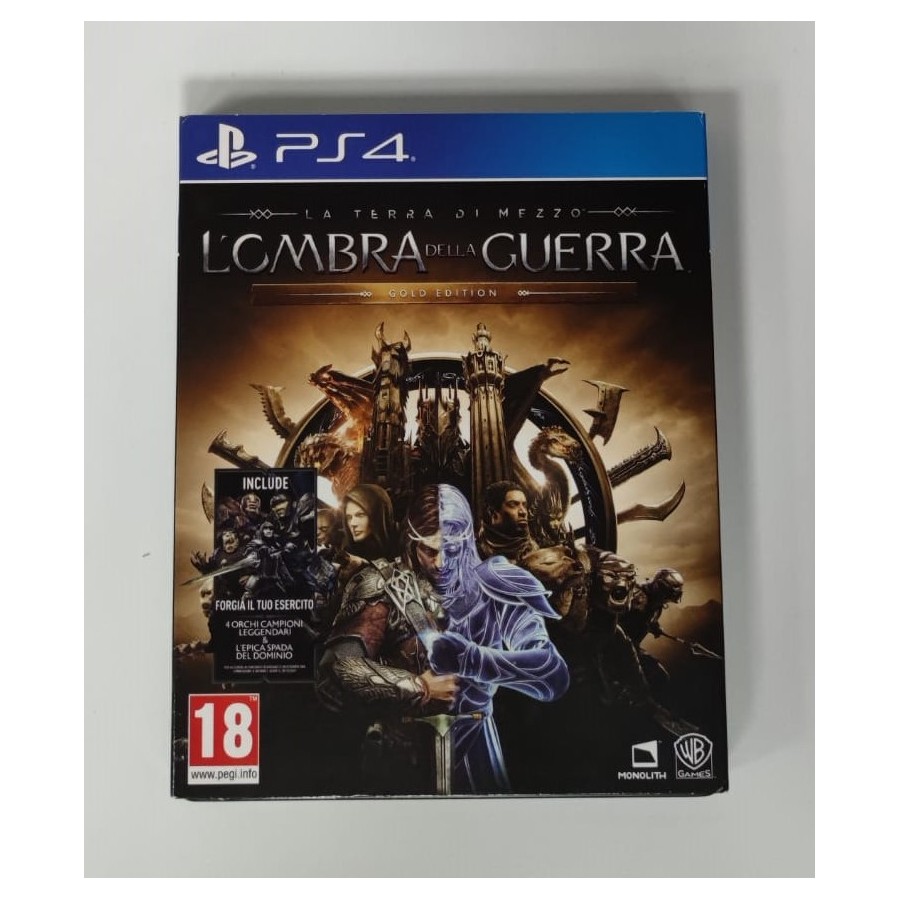 La Terra di Mezzo l'Ombra della Guerra Edizione Gold, PS4