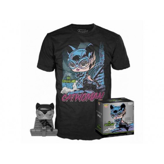 Funko Pop Special Edition + T-Shirt - Catwoman - Dc Collection by Jim Lee - the gamebusters