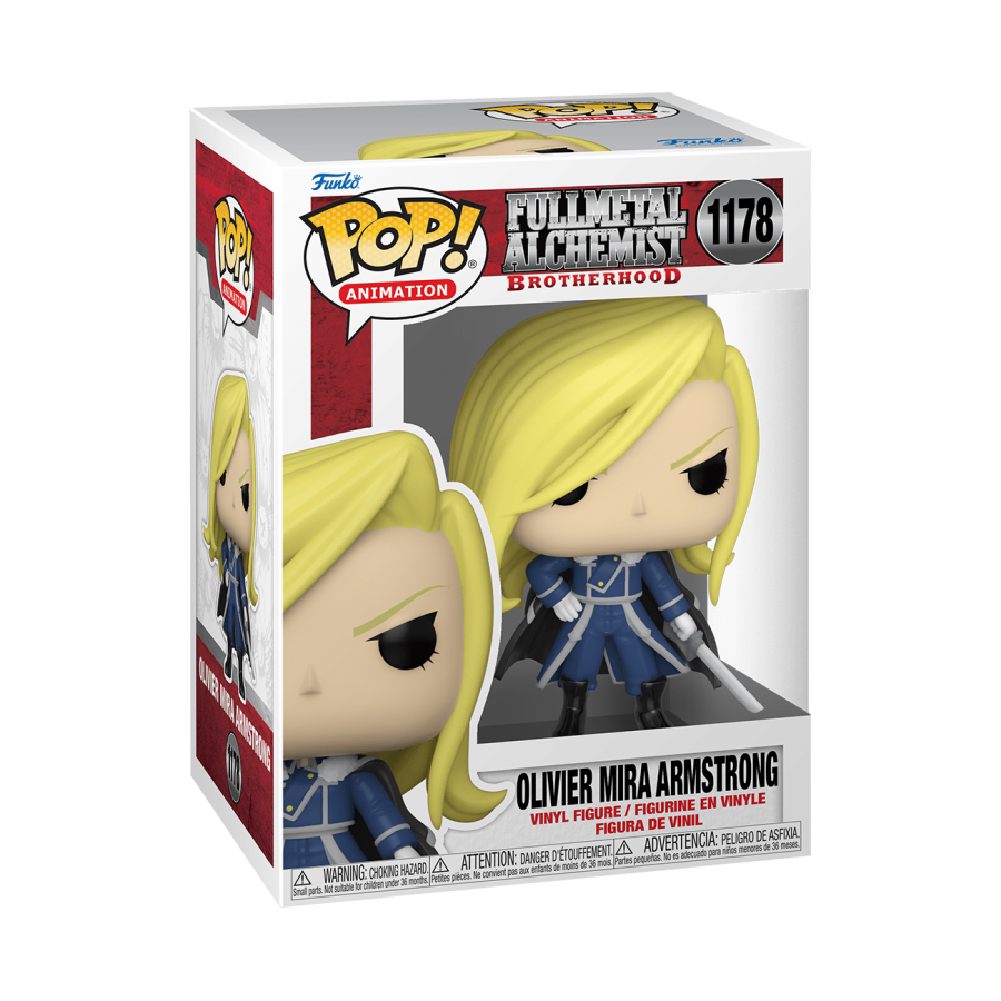 Funko Pop - Olivier Mira Armstrong (1178) - Full Metal Alchemist - The Gamebusters