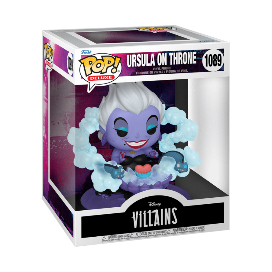 Funko Pop - Ursula on Throne (1089) - Disney Villains - The Gamebusters
