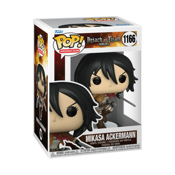 Funko Pop - Mikasa Ackermann (1166)  - Attack on Titan - The Gamebusters