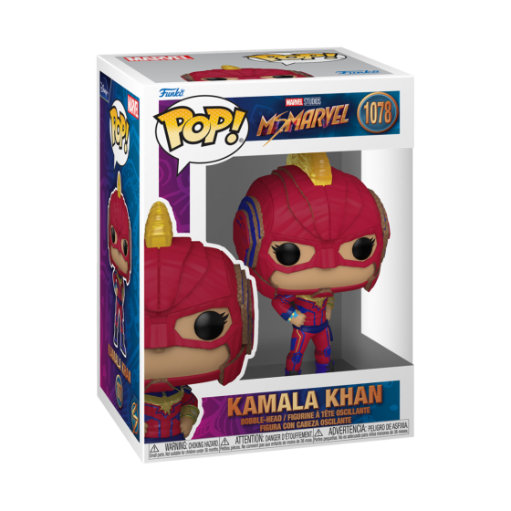 Funko Pop - Kamala Khan (1078) - Ms. Marvel - The Gamebusters