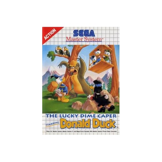 THE LUCKY DIME CAPER STARRING DONALD DUCK - SEGA MASTER SYSTEM USATO - THE GAMEBUSTERS