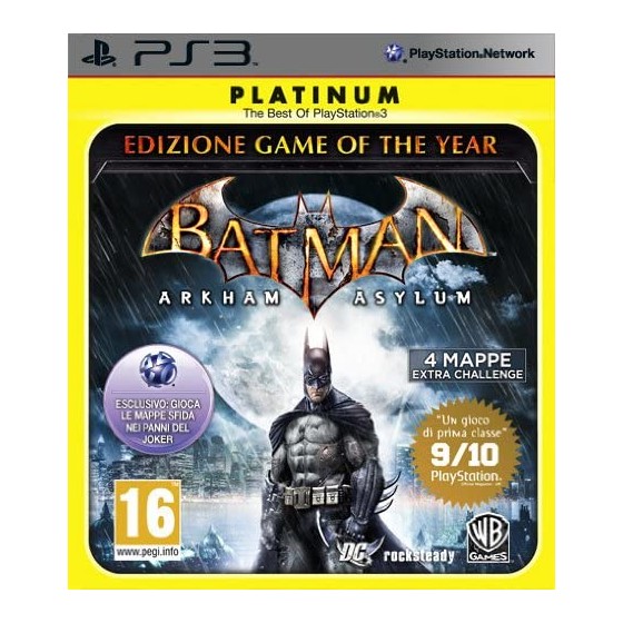 Batman Arkham Asylum GOTY - Platinum - PS3 usato