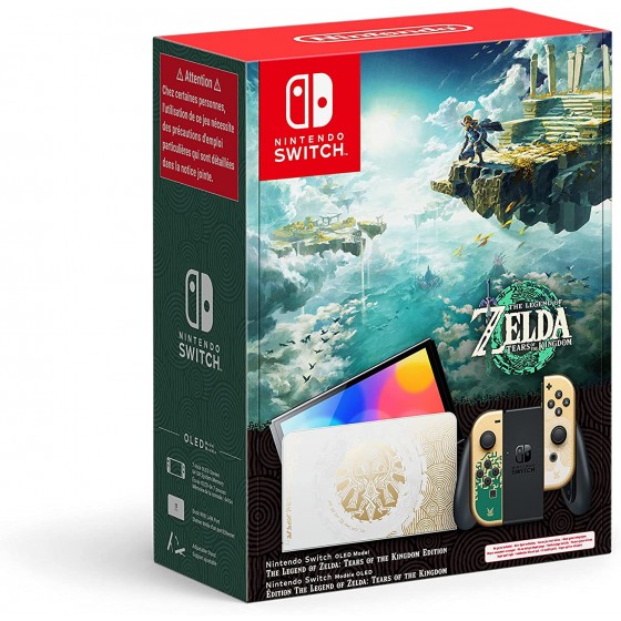 CONSOLE NINTENDO SWITCH OLED EDIZIONE SPECIALE THE EGEND OF ZELDA TEARS OF THE KINGDOM