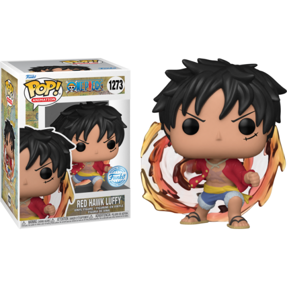 FUNKO POP ONE PIECE - RED HAWK LUFFY SPECIAL EDITION 1273  - THE GAMEBUSTERS