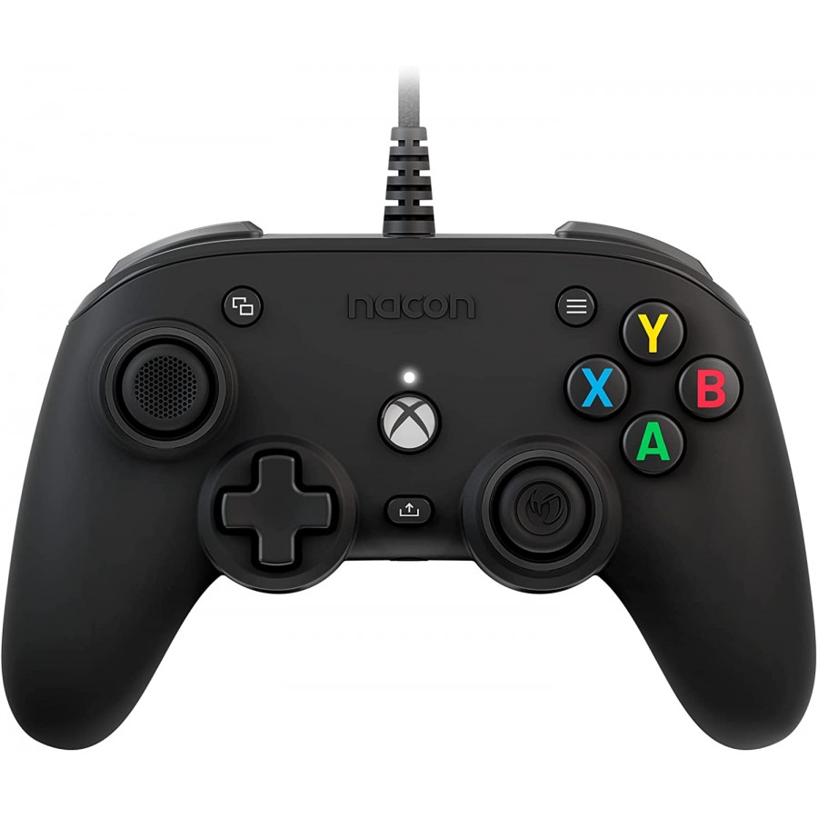 CONTROLLER NACON PRO COMPACT WIRED BLACK - ACCESSORI XBOX ONE SERIES X - THE GAMEBUSTERS