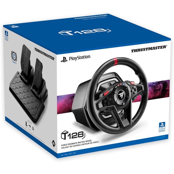 Volante Thrustmaster T128 + Pedaliera Magnetica, Accessori PS4 / PS5 / PC