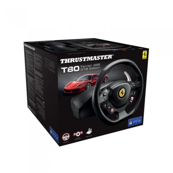 Volante Thrustmaster T80 Ferrari 488 GTB Edition - PS4 | PS5 | PC