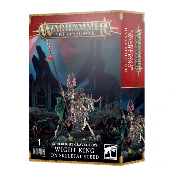 Warhammer Age of Sigmar - Soulblight Gravelords - Wight King on Skeletal Steed