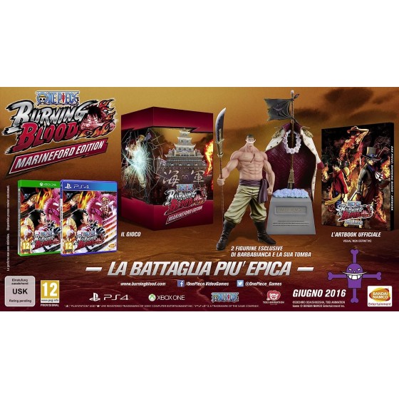 One Piece Burning Blood Marineford Collector's Edition - PS4 usato