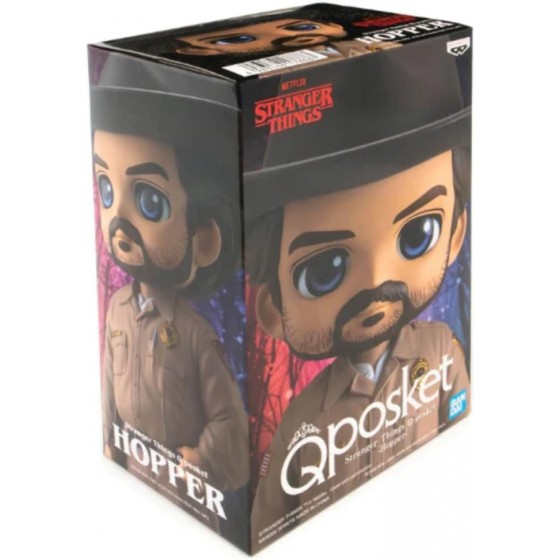 Banpresto Figure - Q Posket - Hopper - Stranger Things - The Gamebusters