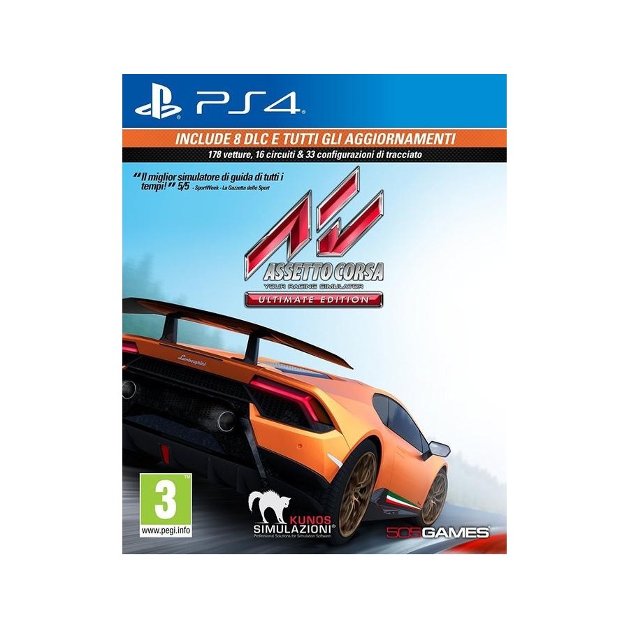 Assetto Corsa - Ultimate Edition, PS4 usato