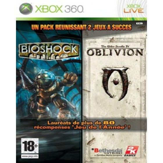 Double Pack Bioshock & Oblivion - Xbox 360 usato