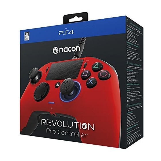 Nacon Revolution Pro Controller Wired - Rosso - PS4