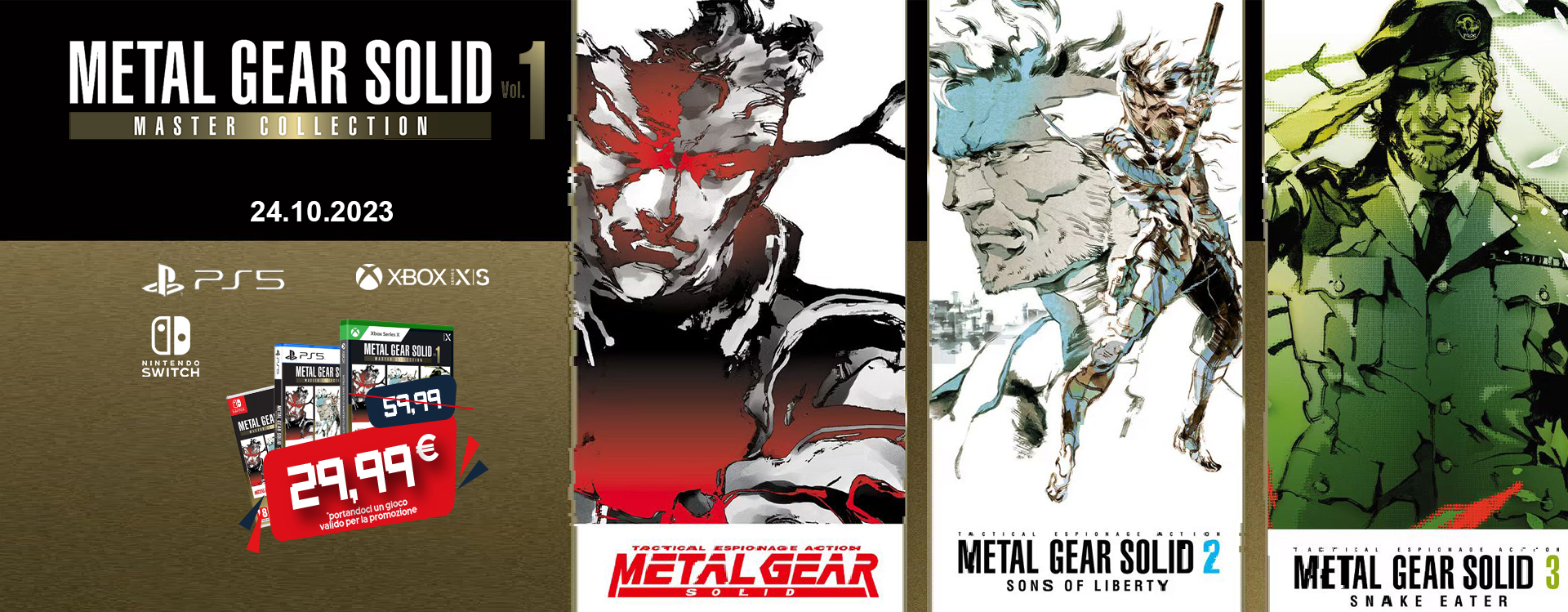 Offerta Metal Gear Solid Master Colletcion